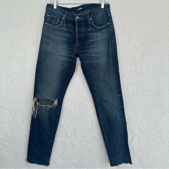 BALDWIN Jeans Men Size 31 The Henley Slim Leg Distressed - Picture 1 of 11